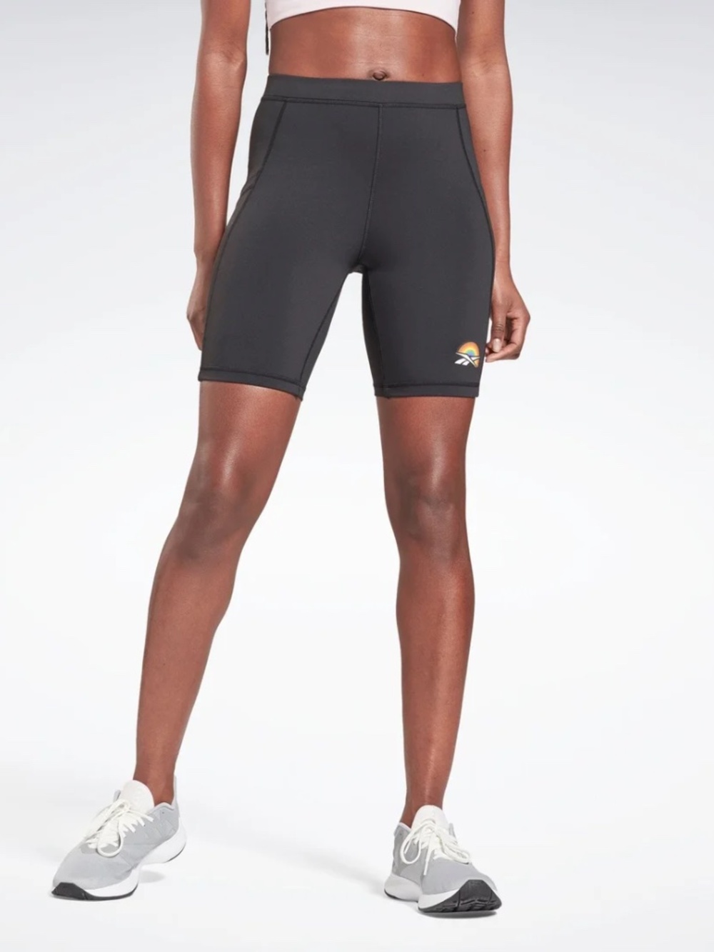 Reebok Speedwick Pride Bike Shorts in Black, Size S